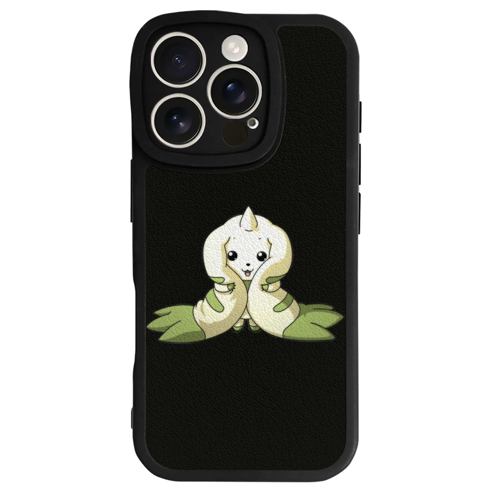 （画像用） Digimon デジタルモンスター/デジモン 【iPhone 16シリーズ対応】シリコンスマホケース（レザー調） 材質：シリコン